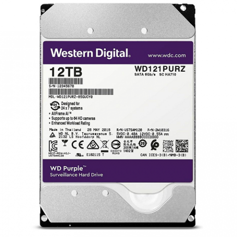             Жесткий диск WD Purple WD121PURZ     
